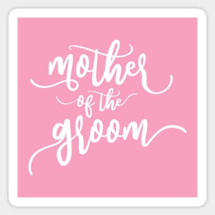 Simple Mother of the Groom Wedding Calligraphy Sticker